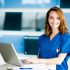Young Woman Doctor Nurse in Office